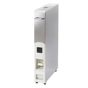 ★ステンレス製スリムライスボックス(米びつ) １２kg 未使用品★ 幅19cm 10kg用 コンパクト 米びつ コンパクトライスディスペンサー