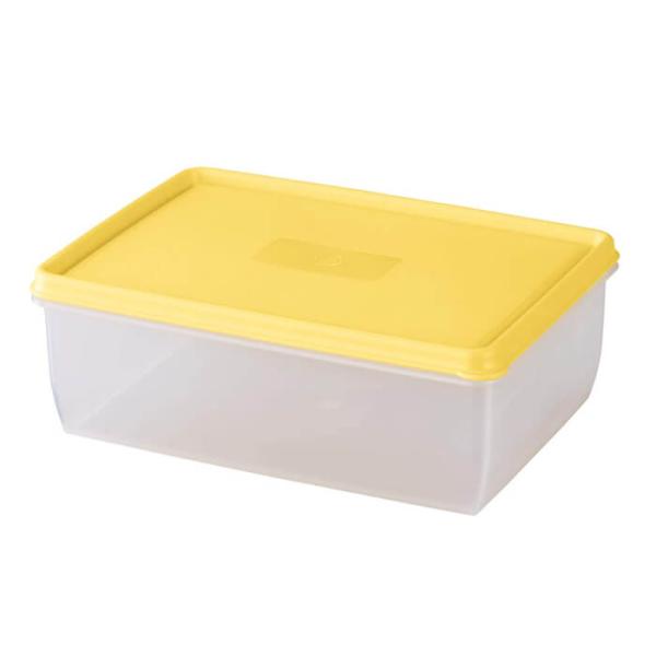 ダロプラスト ランチボックス 2.0L イエロー 保存容器