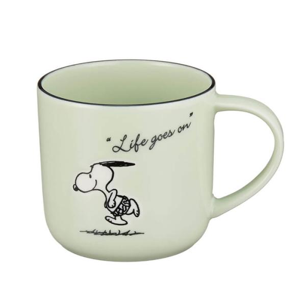 SNOOPY スヌーピー マグ ( グリーン ) (SN612-11) PEANUTS ( ピーナッ...