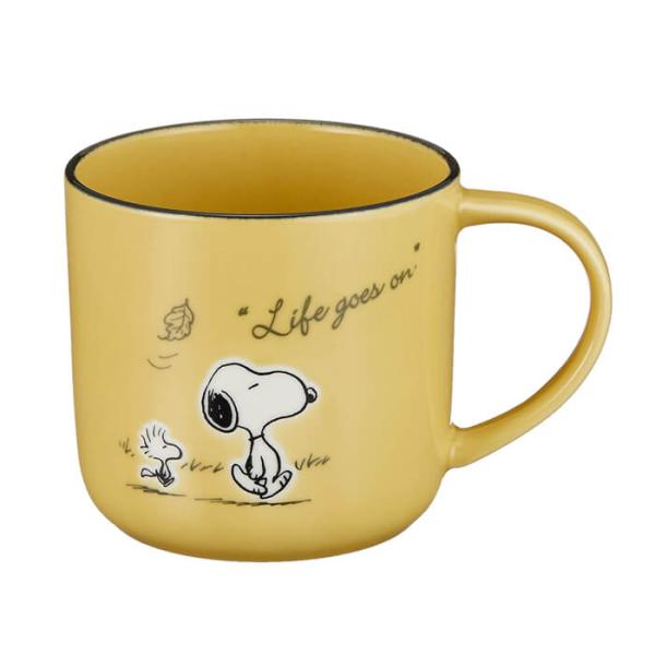 SNOOPY スヌーピー マグ ( イエロー ) (SN613-11) PEANUTS ( ピーナッ...