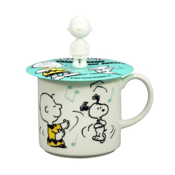 SNOOPY スヌーピー カップカバー付マグ ( ダンス ) (SN732-11P) PEANUTS...