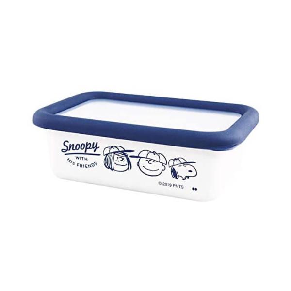 大西賢製販 PEANUTS SNOOPY(スヌーピー) ホーロー 保存容器 BLUE Sサイズ PD...