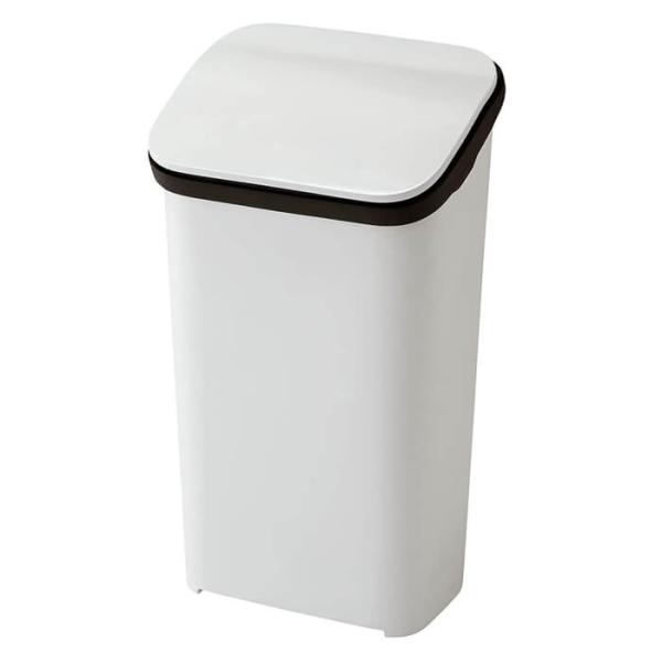 リス スムース プッシュダスト20L ホワイト GBBH007  ( ふた付き ) ゴミ箱 インテリ...