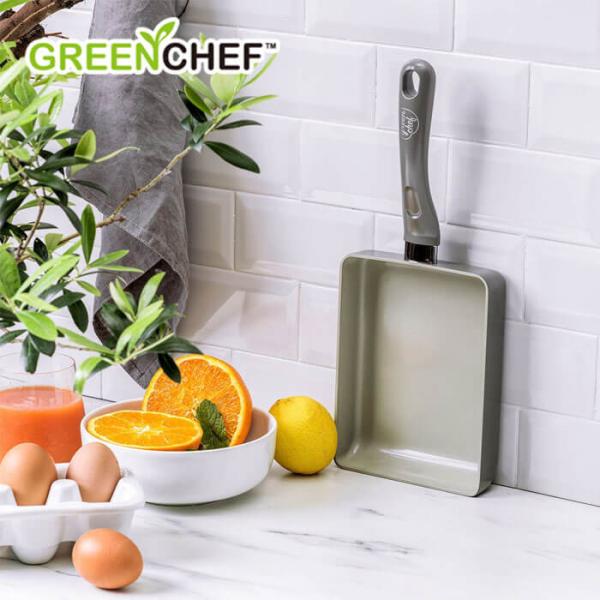 GREEN CHEF グリーンシェフ アースカラー エッグパン クォーツグレー CC005426-0...