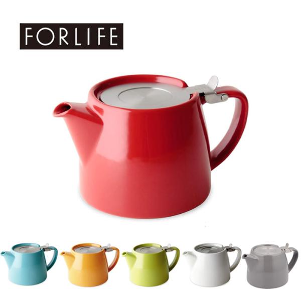 FORLIFE フォーライフ ミニスタンプ ティーポット 400ml 茶こし付き 食洗機対応 509...