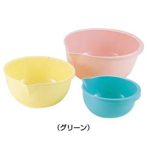 P.P 抗菌片口ボール （目盛付） 小（グリーン）＜小（グリーン）＞