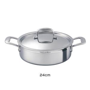ビタクラフト プロ 外輪鍋 （蓋付） 24cm （ No.0233 ）
