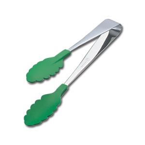 18-0 抗菌 耐熱カラフルトング ＜グリーン＞