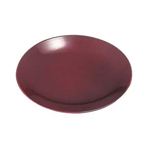 メラミン4.2寸 古代銘々皿 溜 82156030 φ129×H21mm