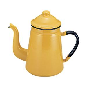 野田琺瑯 キリンコーヒーポット 13cm キャメル のだほうろう ケトル やかん ガス火 琺瑯 ホー...
