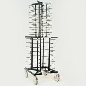 プレートディスペンサー（移動式） ジャックスタック JS088 600×600×H1790mm