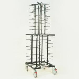 プレートディスペンサー（移動式） ジャックスタック JS072 600×600×H1790mm