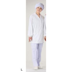 テクノファインコート 女子襟有り長袖白衣 NR-431 L