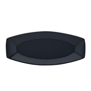 イベント オーバルプラター 40 （ガラス製） 9322690 400×175×H30mm ＜ブラッ...