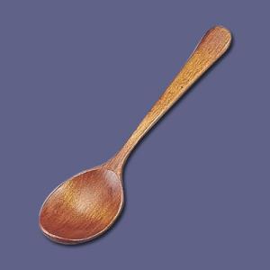 丸十 木製 カレースプーン 全長185mm【10点までメール便可能】 送料無料