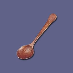 丸十 木製 コーヒースプーン 全長120mm 送料無料