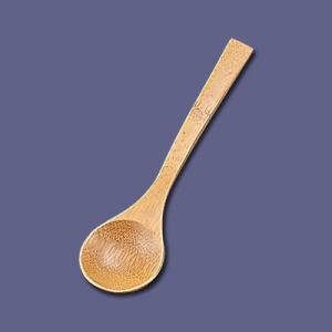 丸十 民芸竹 煮豆スプーン 全長153mm 送料無料