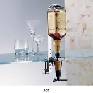 ビューモント ウィスキーメジャースタンド 1本立 1oz 80×150×H350mm ＜黒＞