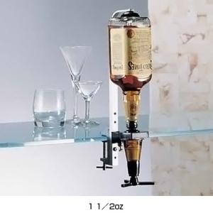 ビューモント ウィスキーメジャースタンド 1本立 1 1／2oz 80×150×H350mm ＜白＞