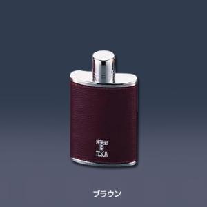 テスカ スキットル レザリーダブルキャップ T-204 5オンス 145ml ＜ブラウン＞