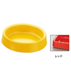 メラミン カラー灰皿 A-273 丸 直径108×H28mm ＜赤＞