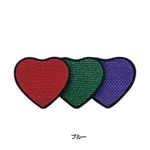 ボニータ ソフトコースター ハート 100×100mm ＜ブルー＞