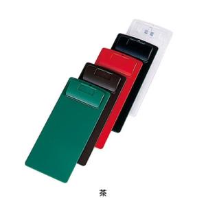 シンビ 伝票クリップ CLIP-103 80×180mm ＜茶＞