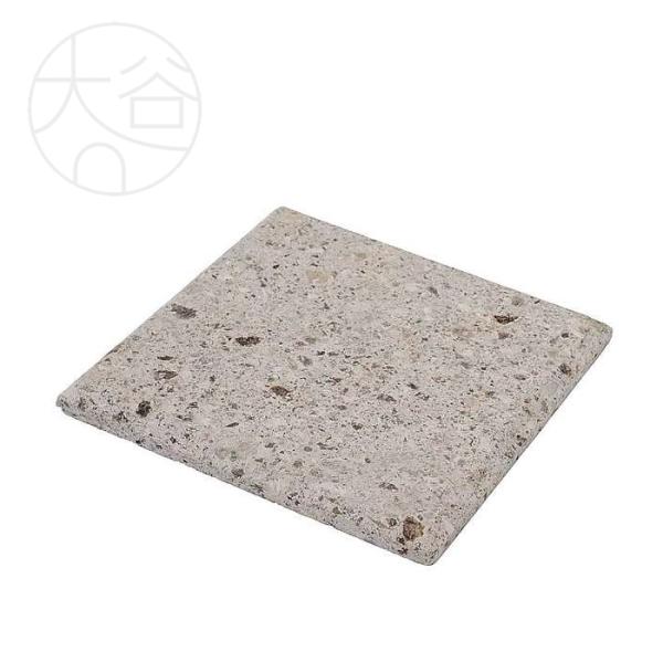 以為（おもえらく）日光杉・大谷石 盛台 5寸 大谷石プレートのみ 150×150×H10mm