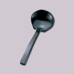 メラミン 田舎杓子 直径67×190mm ＜黒＞