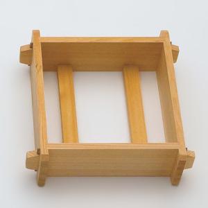 椹・お座敷セイロ 身（1段）9寸用 05450 335×335×H80mm