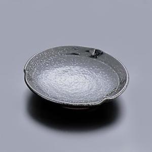 黒ちらし3.5皿 T03-143 直径105×H22mm