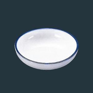 口紺（厚口）3.0丸皿 T03-246 直径90×H30mm