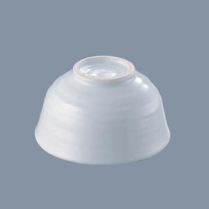 ナチュラルホワイト茶碗 大 B03-07 直径115×H60mm