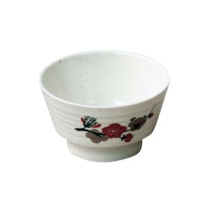 メラミン「元禄梅」 羽反り小鉢 U-11A 360c.c.