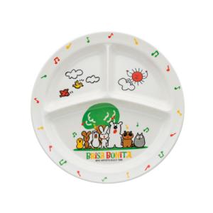 メラミンお子様食器 「ブリサボニータ」 丸ランチプレート 直径229×H25mm