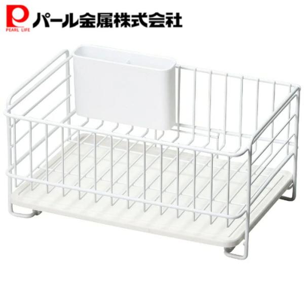 パール金属 スキットケイソウドトレーミズキリミニHB-5323 水切り 水切りかご 水切りラック 珪...