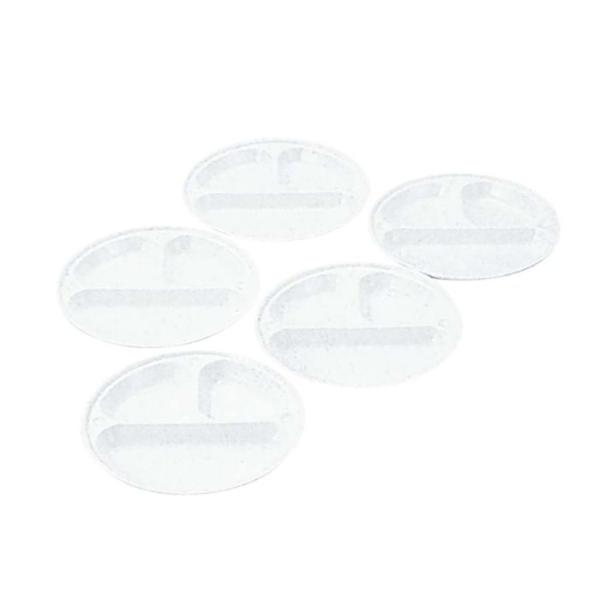 パール金属 コウキンシキリツキプレート21cm5マイクミM-9517 皿 プレート 仕切り付き 仕切...