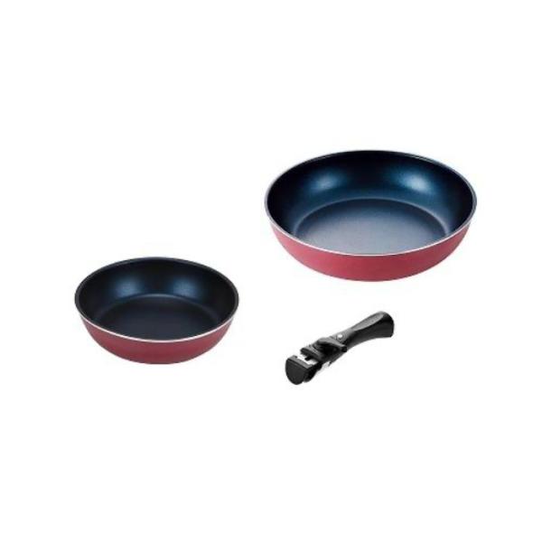 パール金属 スタックプラスクックウェア3テンセットARDHB-5625 フライパン セット 取っ手付...