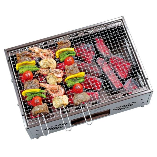 パール金属 BBQトモエダブルスキュア3ホンクミUG-3291 串 金串 ステンレス バーベキュー ...