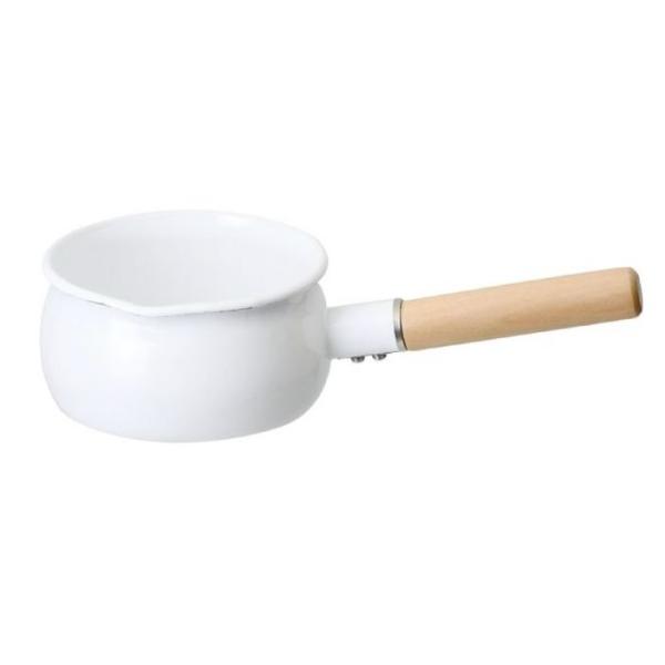 パール金属 アミュレット ホーロー ミルクパン 15cm HB-4886 琺瑯 ほうろう 片手鍋 調...