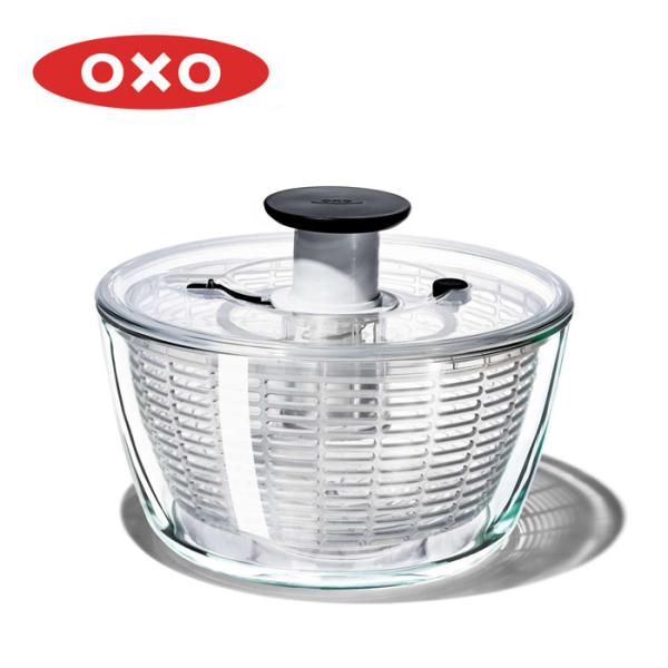 オクソ OXO ガラスサラダスピナー 11262700 オクソー 野菜の水切り 野菜 水切り 調理器...