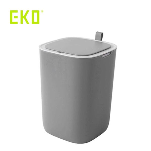 EKO モランディプラスチックセンサービン12L グレー EK6288-12L-GR ごみ箱 ゴミ箱...