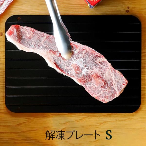 解凍プレート S アルミ製 atomico 解凍皿 シービージャパン 【1点までメール便送料無料】