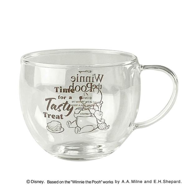 プーさん マグカップ 耐熱 ガラス マグ くまのプーさん 150ml 前畑 maebata ディズニ...