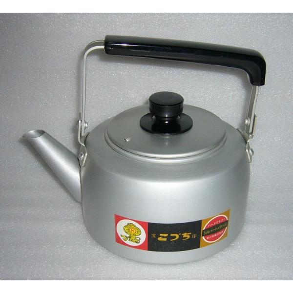 ケトル　ケットル　やかん　前川金属工業所　　シルバーハイケットル　（アルミ製　アルマイト）　1.5リ...