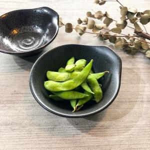 とんすい 鍋用 取り皿 黒備前新 手付き 小鉢 鍋料理 取り分け鉢