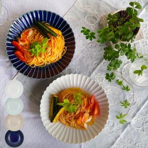 深皿 パスタ皿 恵の器 21cm おしゃれ カレー皿 煮物鉢 麺皿 和食器
