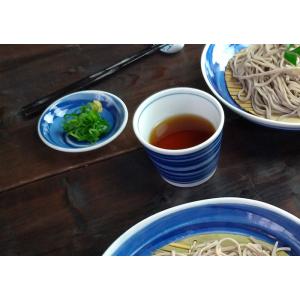 そば用食器 呉須刷毛目 そばちょこ 和スイーツカップの詳細画像2