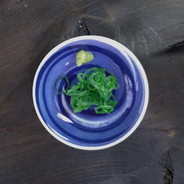 和食器 豆皿 小皿 9cm 呉須刷毛目 しょうゆ皿 丸皿