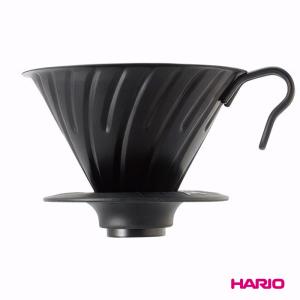 HARIO ハリオ V60 メタルドリッパー マットブラック VDM-02-MB コーヒー器具 おしゃれ アウトドア｜kitchengoods-bell